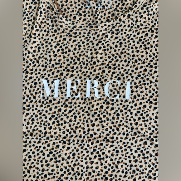 Anthropologie “Merci” spotted graphic tee - great condition! - Picture 5 of 7